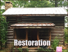 Historic Log Cabin Restoration  Long County, Georgia